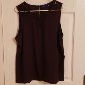 Lace detailed tank top blouse